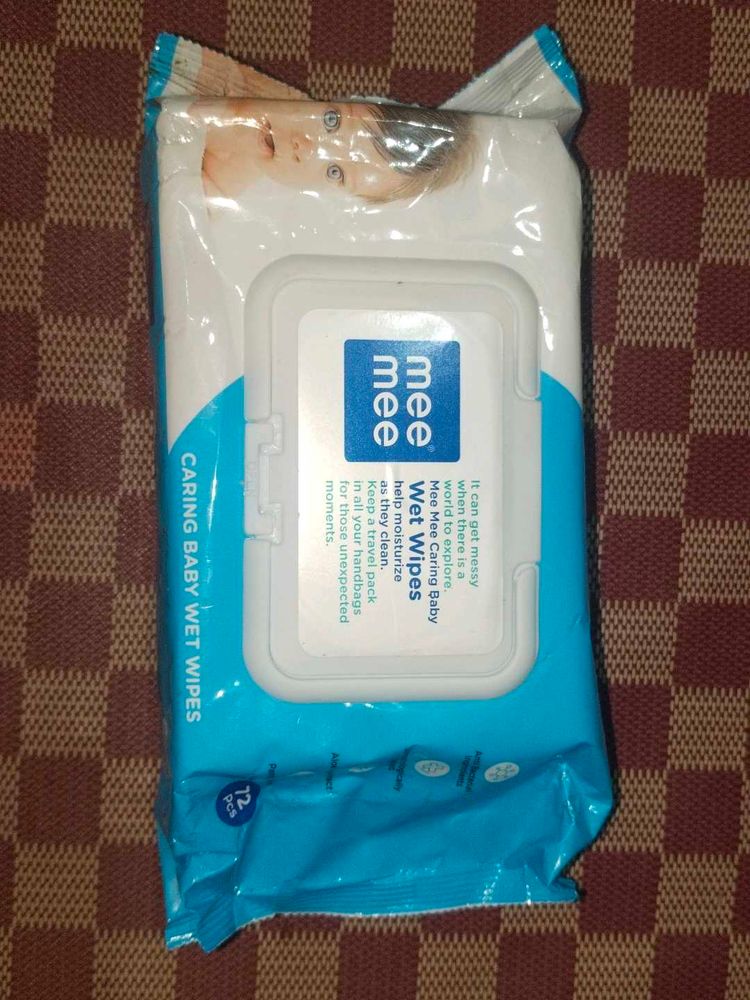 Baby Wet Wipes - 72 Count