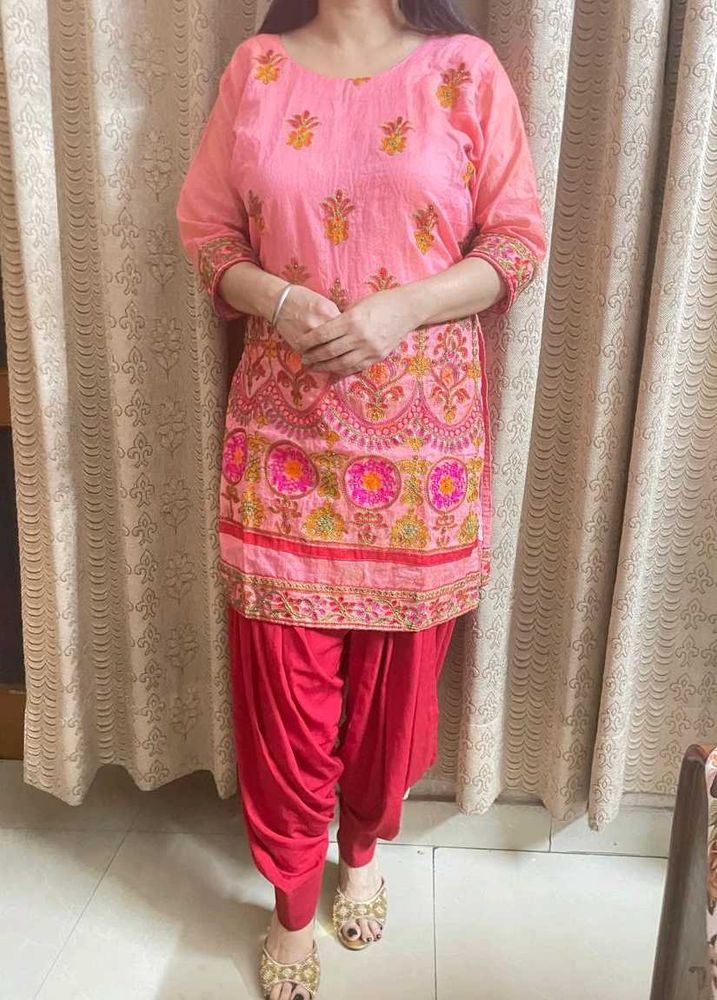 Embroidered Kurta Salwar Set