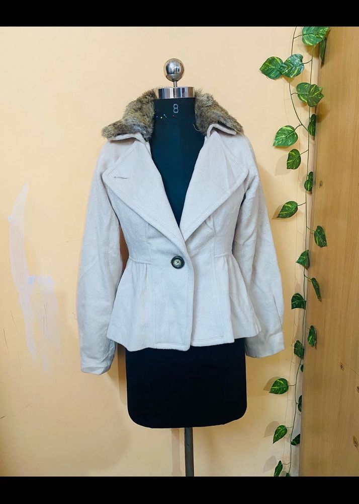 Fur Collar Peacoat