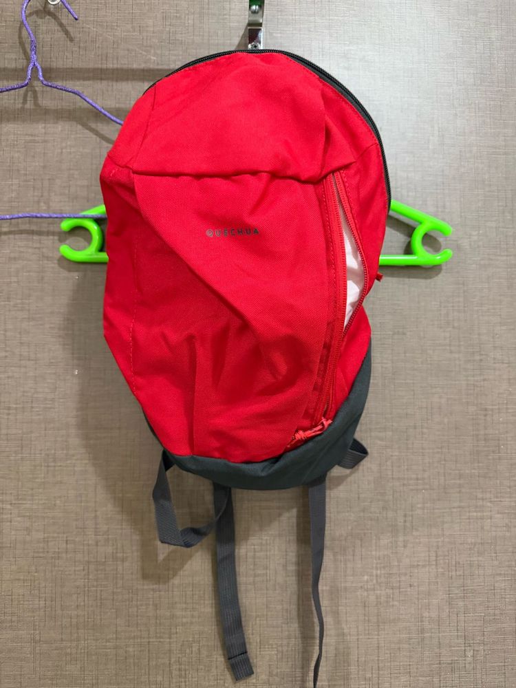 decathalon small Red Backpack