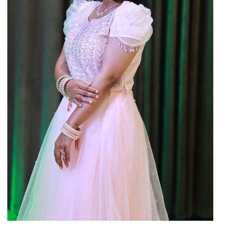 Elegant Pink Ethnic Gown