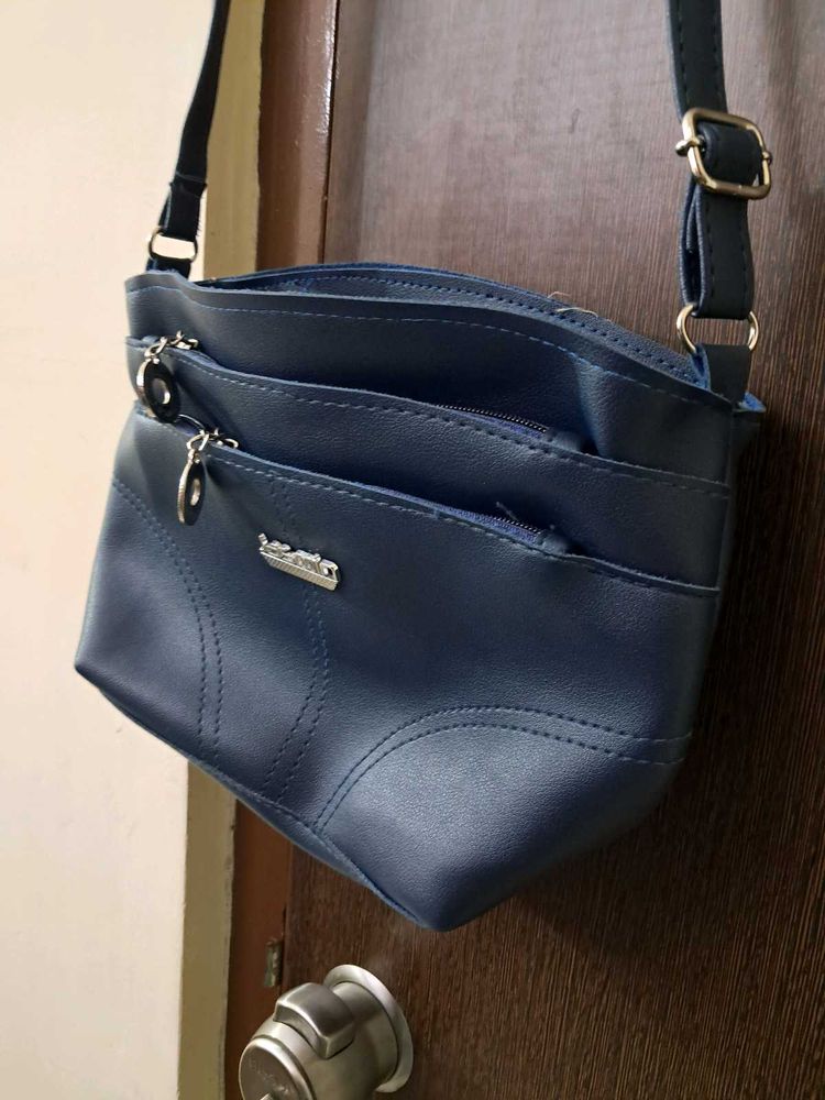 Blue Sling Bag