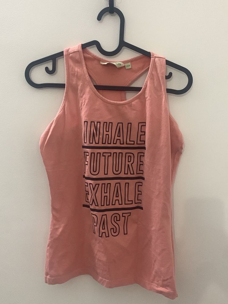 Pink Tank Top, Razor Back, ActiveWear