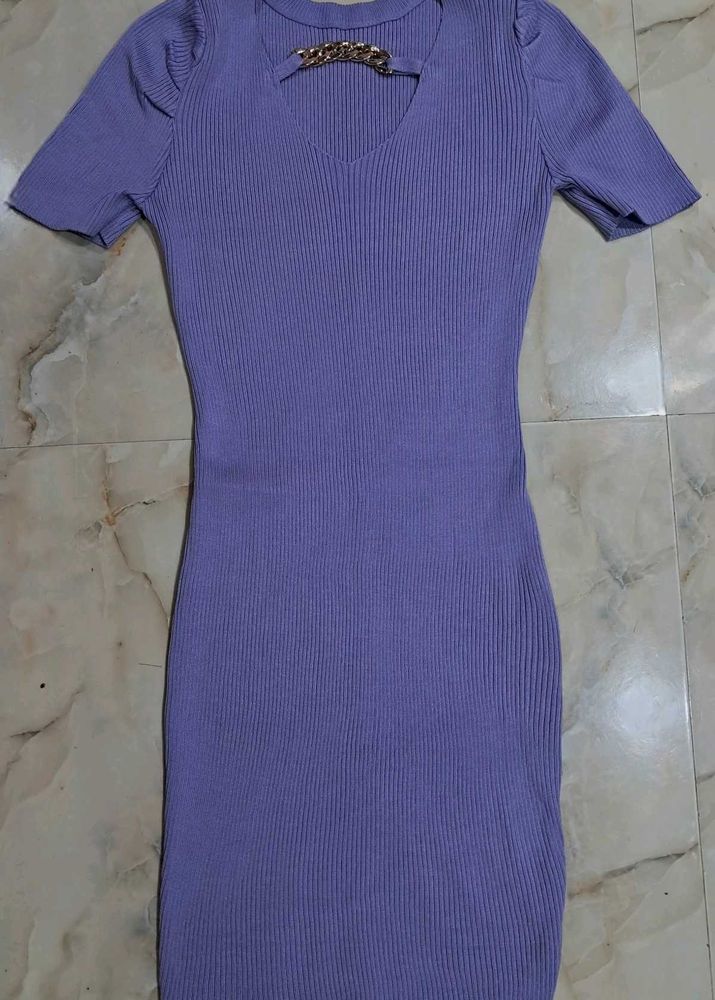 Purple Bodycon Dress