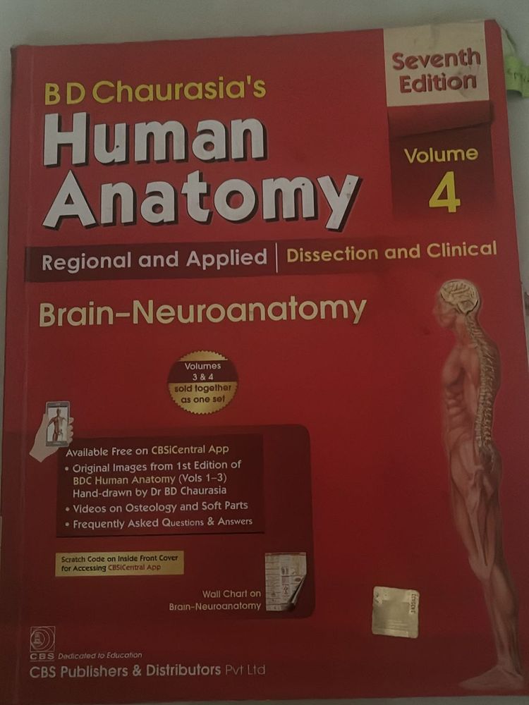 Bd Chaurasia’s Human Anatomy Part 4