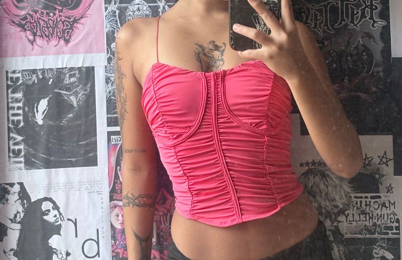 Pink Corset Top