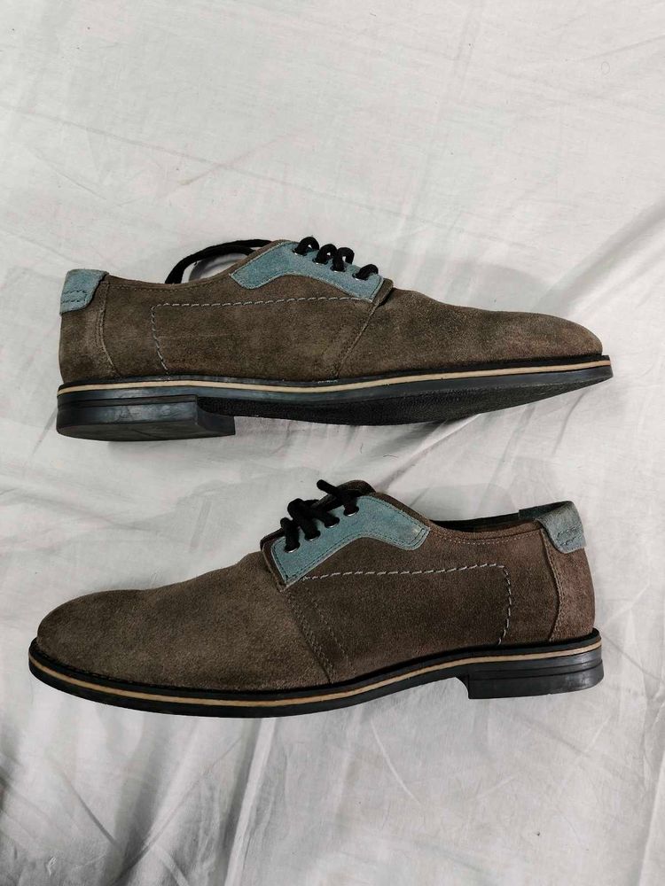 Suede Derby Shoes