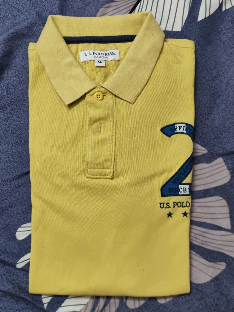 U.S. Polo Assn. Yellow Pol