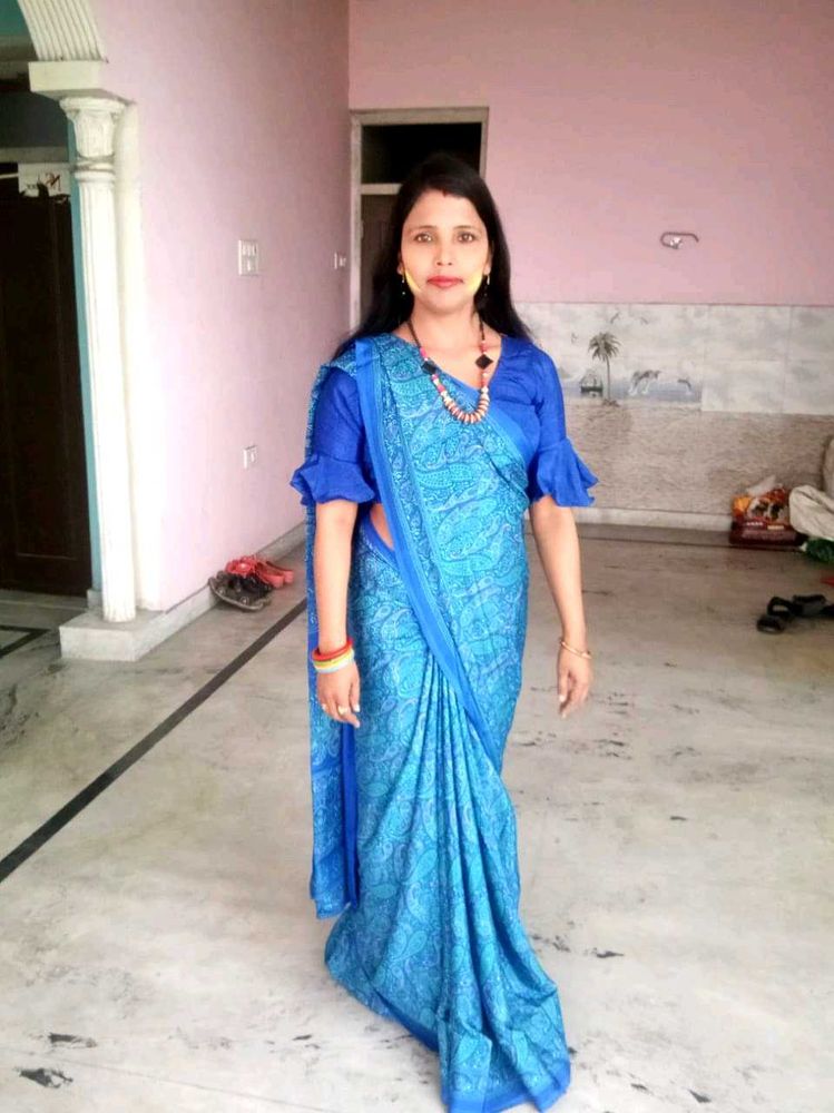 Satin Silk Uniform Saree