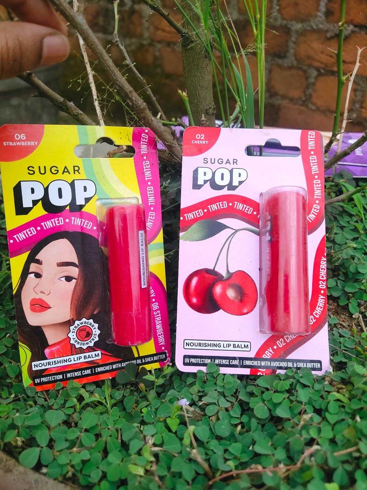 2 Pack ❤️ Sugar Pop Tinted Lip Balm Duo
