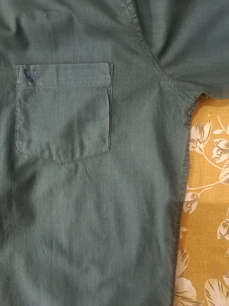 Allen solly casual shirt, size-40,slim, solid, cut