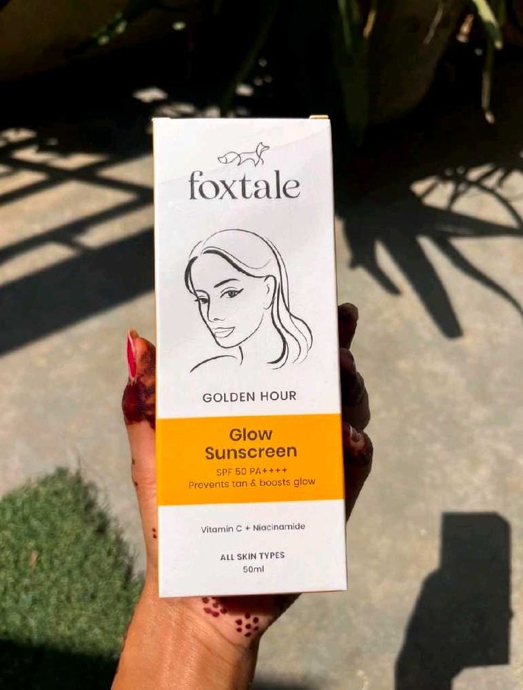 Foxtale Glow Sunscreen SPF 50