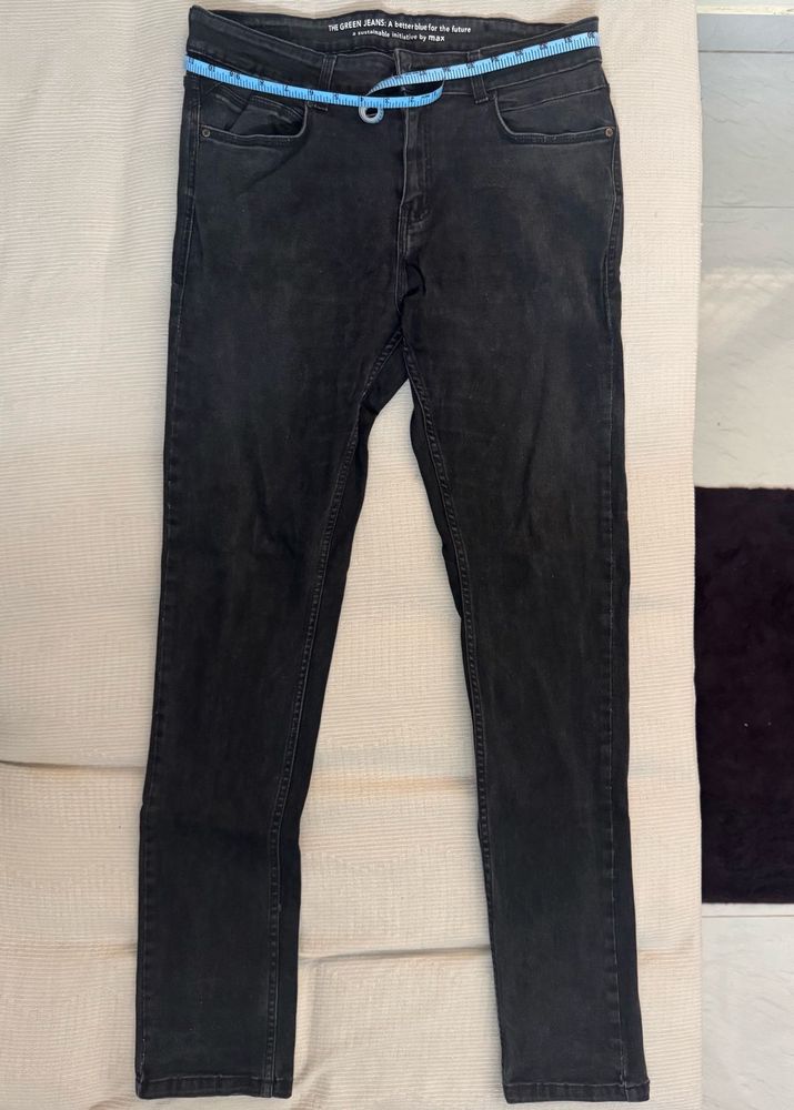 Black Wash Denim Jeans