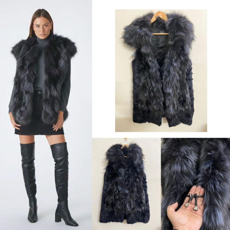 Fur Trim Vest