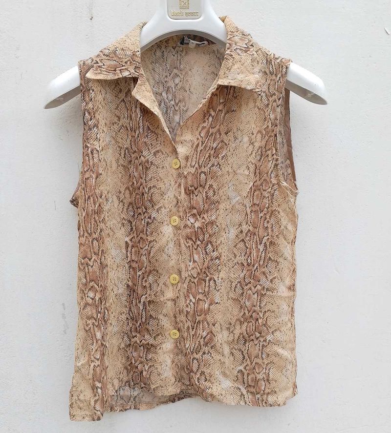 Leopard Print Imported Top.