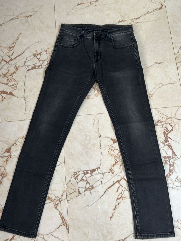 Black Straight Jeans
