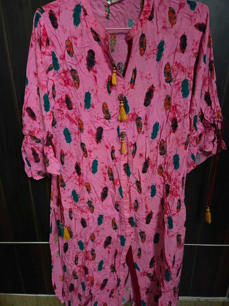 Pink Kurta