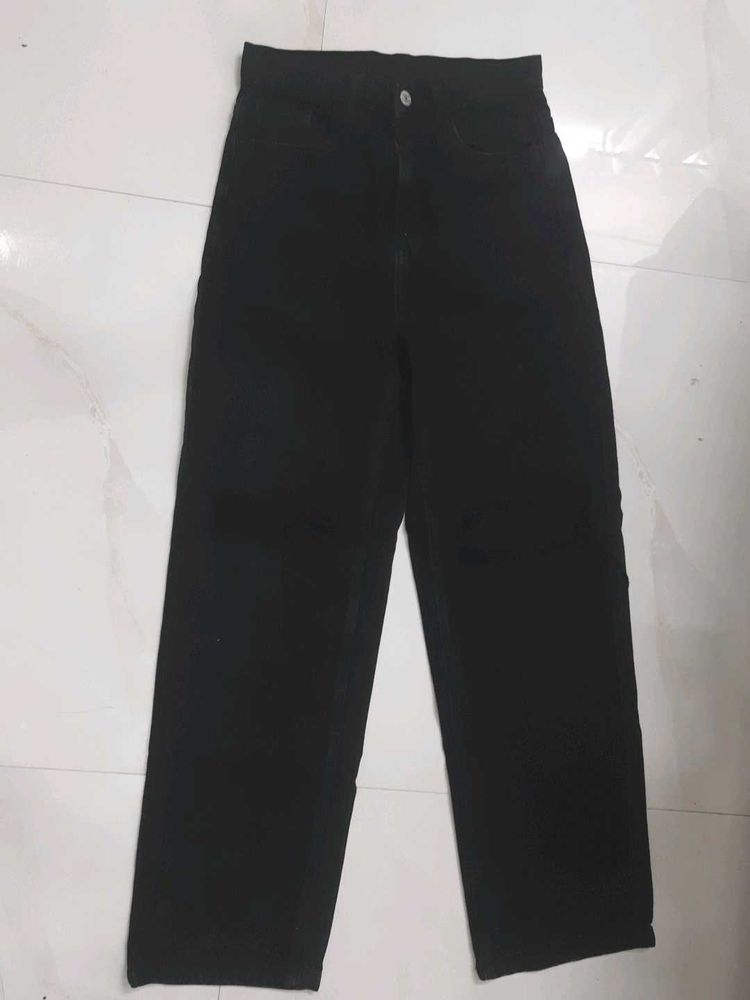Black Wide Leg Jeans