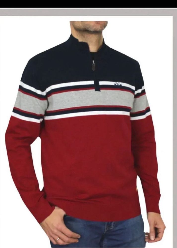 Stylish Striped Pullover Sweater