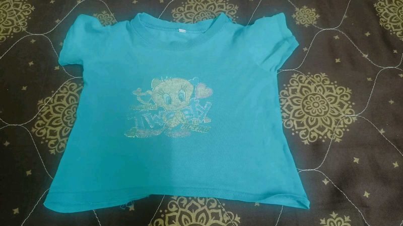 Cute Blue Kids Tee