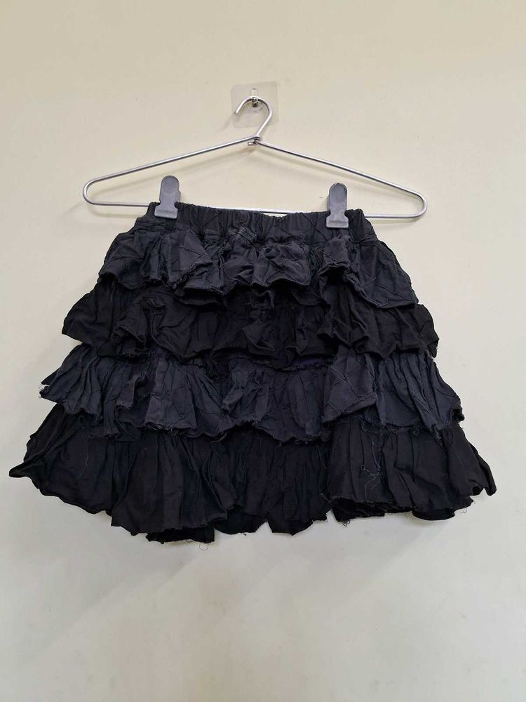 Pinterest Black Layer Skirt
