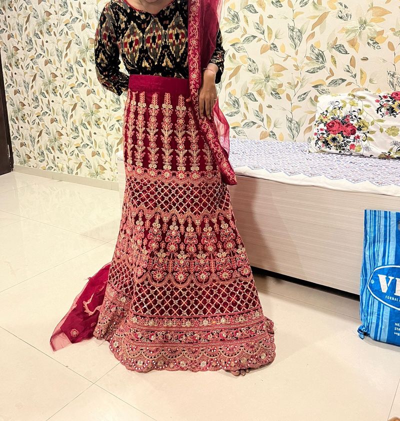 Unstitched New Bridal Lehenga