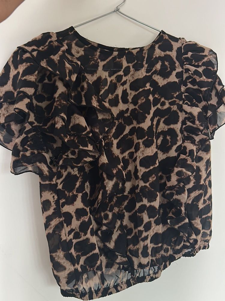 Cheetah Print Top