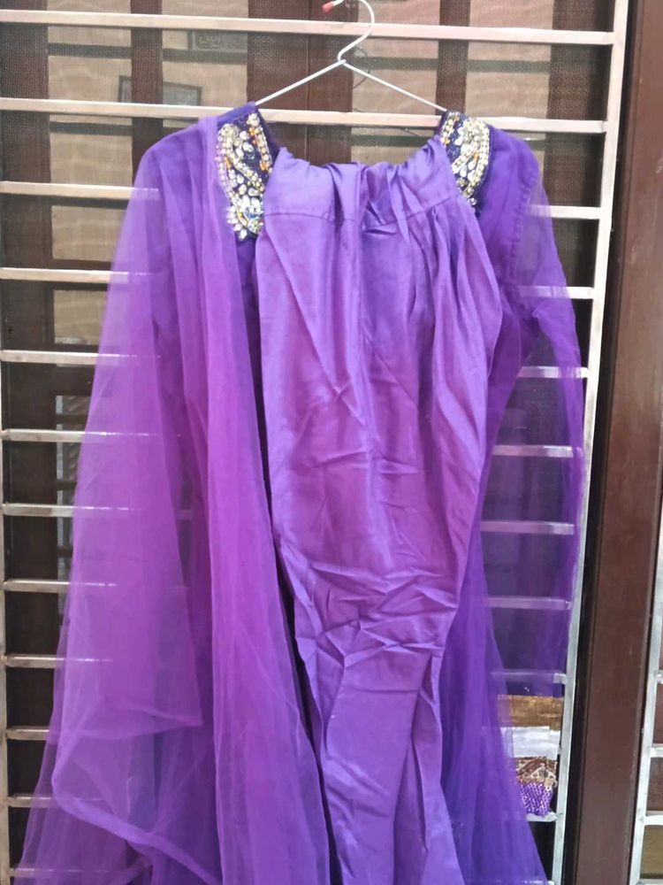 Purple Indian Salwar Kameez