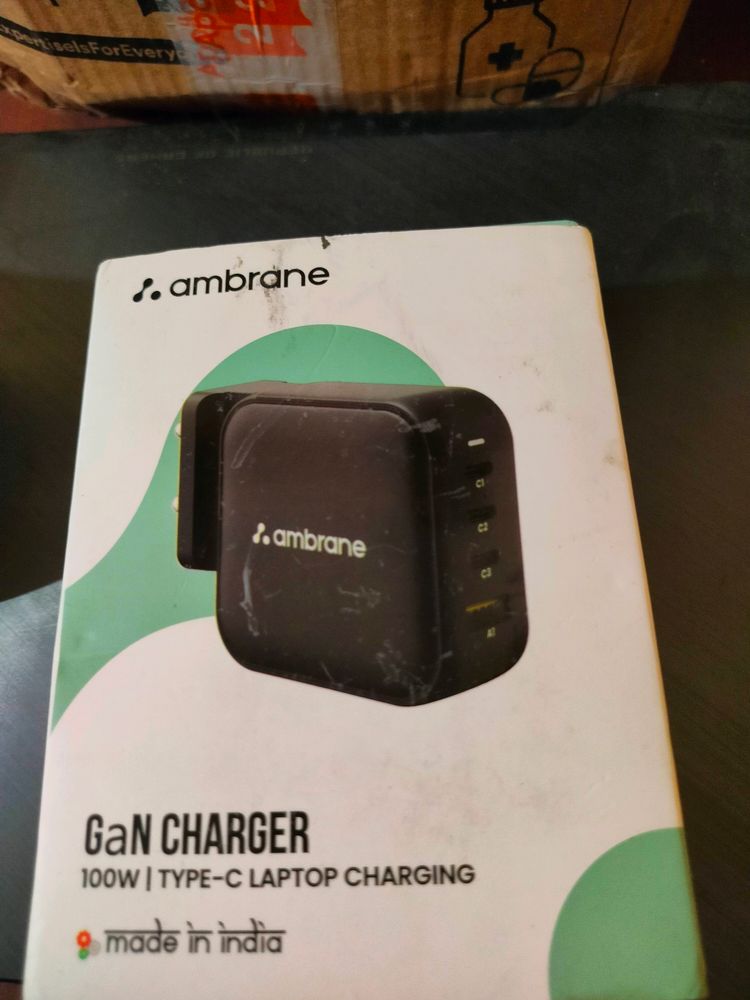 New Ambrane 100 Watt Fast Charger With 4 Port