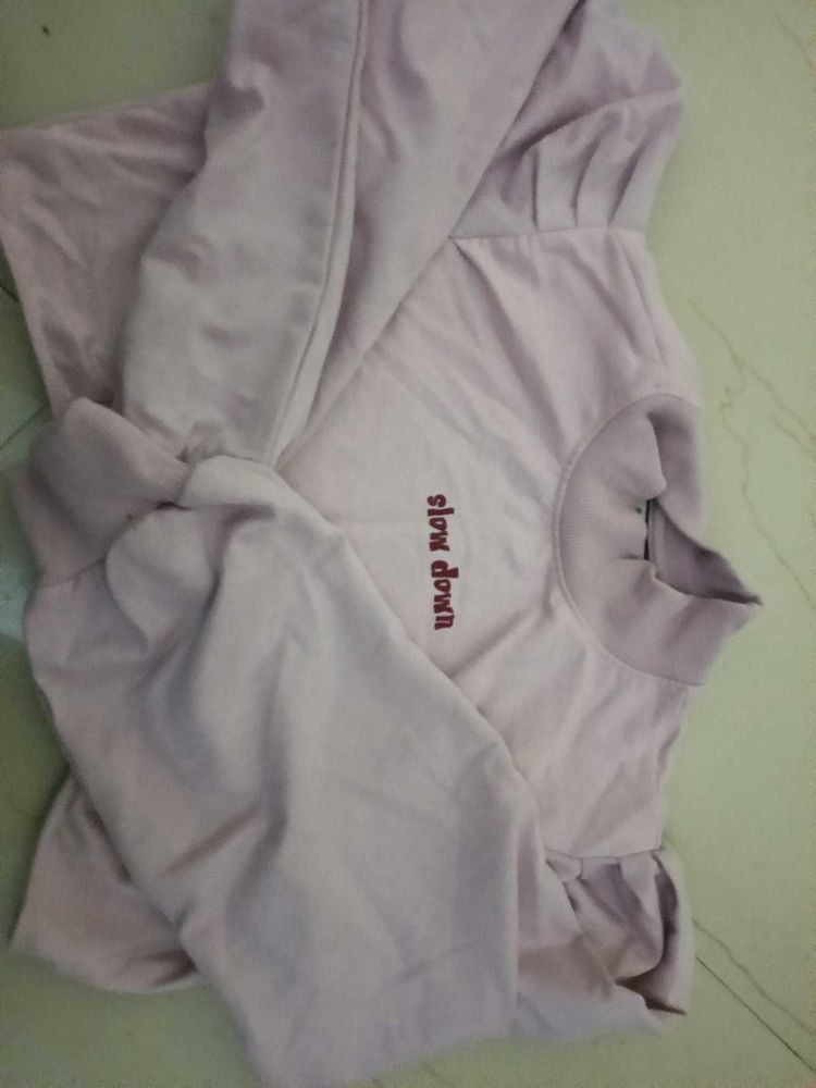 Girls Crop Top With Full Sleeves