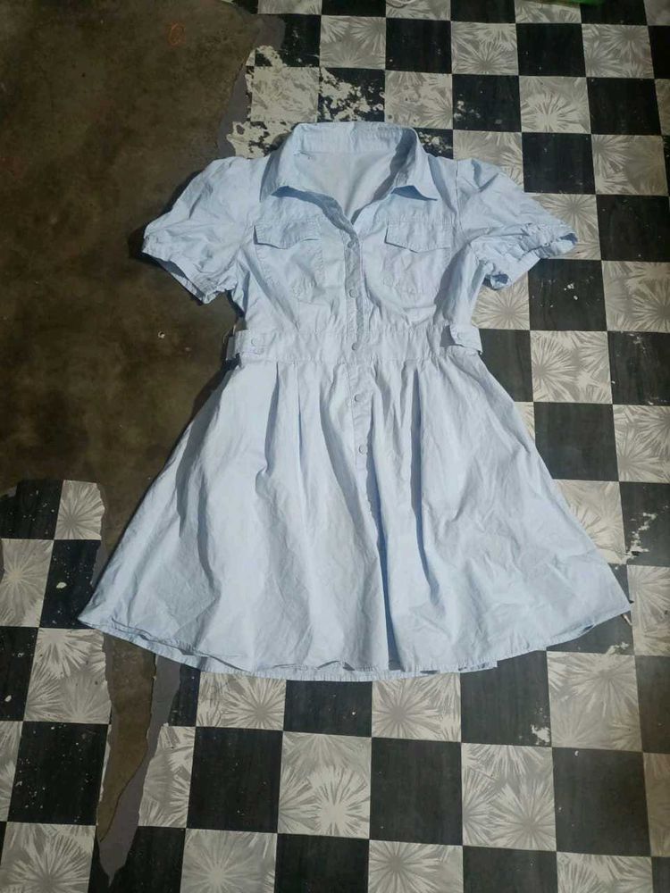 Mini Blue Dress Medium Size