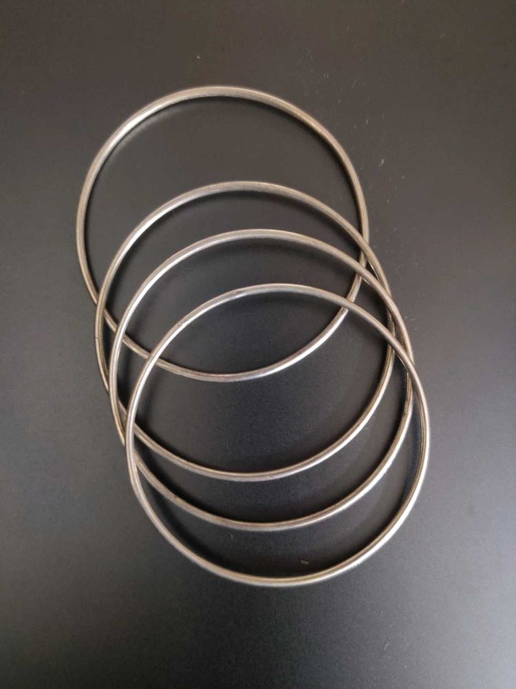 92.5 Silver Bangle Set