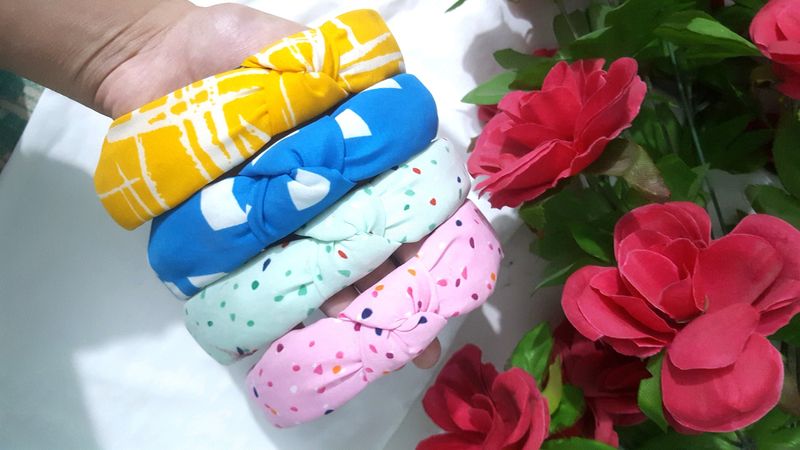 Set Of 4 Kawaii Hairbands