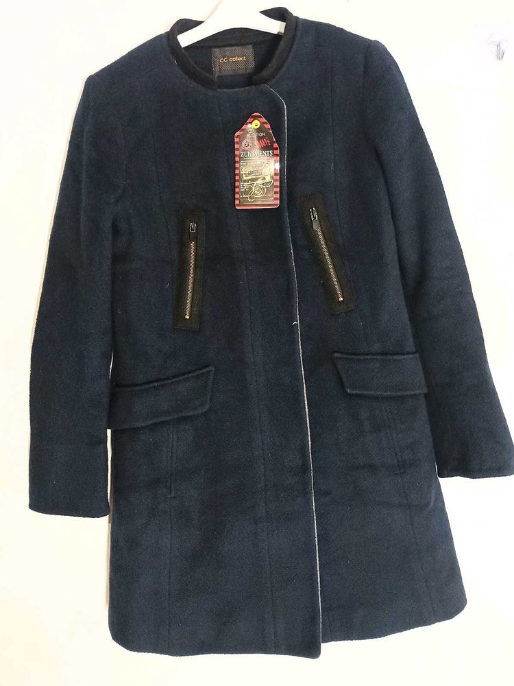 Elegant Navy Blue Coat