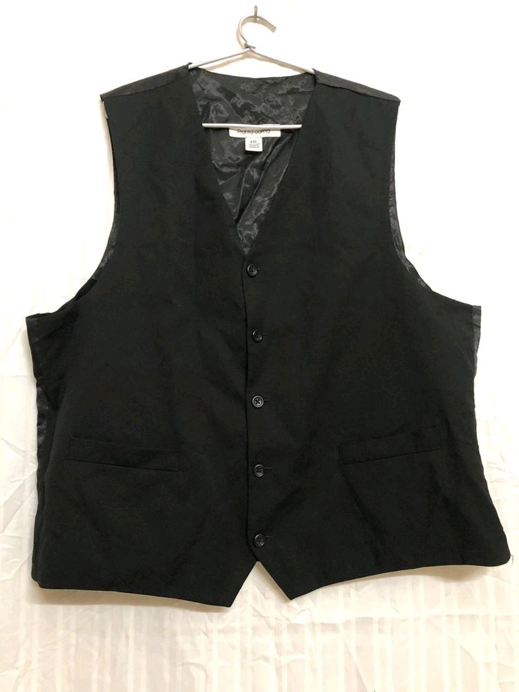 Pronto Uomo Black Waistcoat