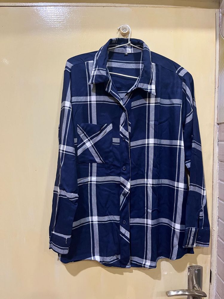 Blue Plaid Flannel