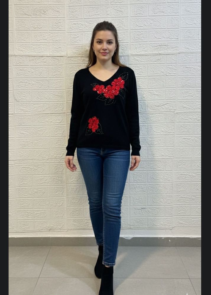 🇫🇷 Paris Imported Floral Sweater