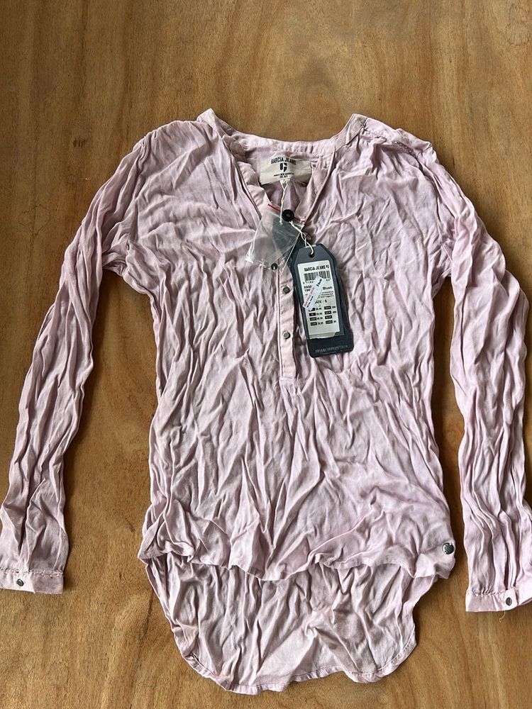 Pink Cotton Shirt