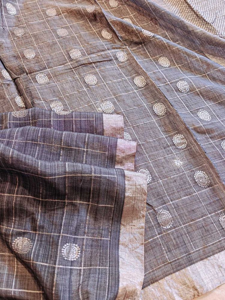 Linen Cotton Banarasi Saree