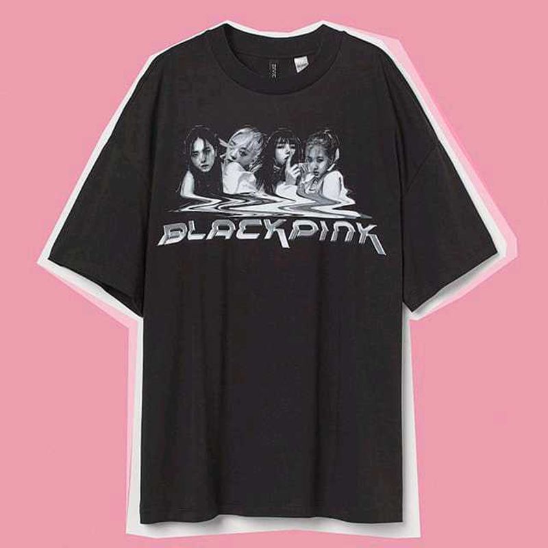 H&amp;M Blackpink Collaboration T-Shirt