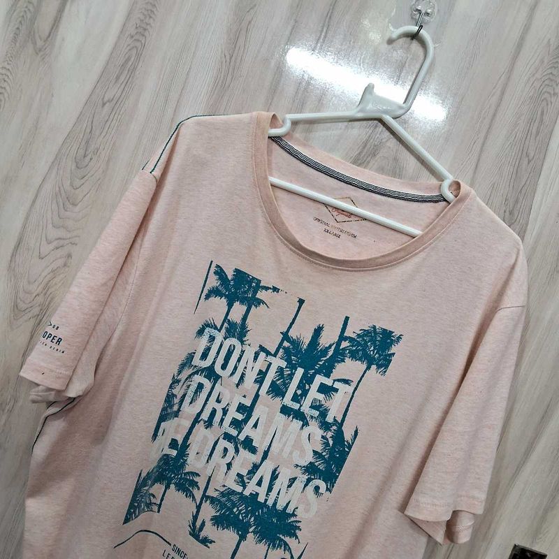 Pink Graphic Print T-Shirt