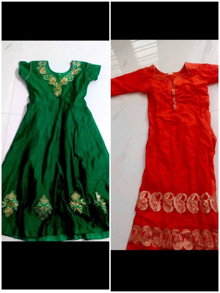 Combo Of 2 Beutiful kurtasss