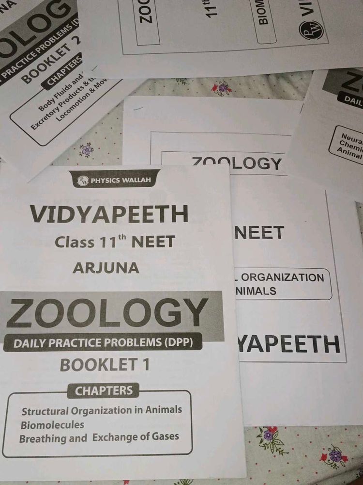 NEET Class 11th Zoology DPP
