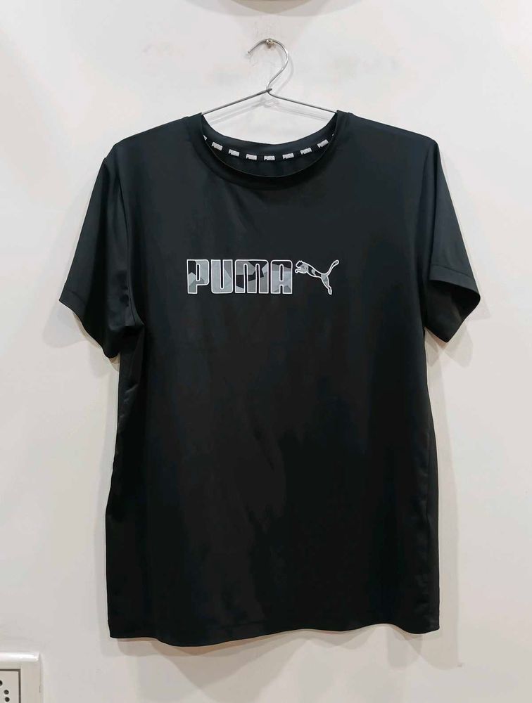Puma Black T-Shirt Dry Fit