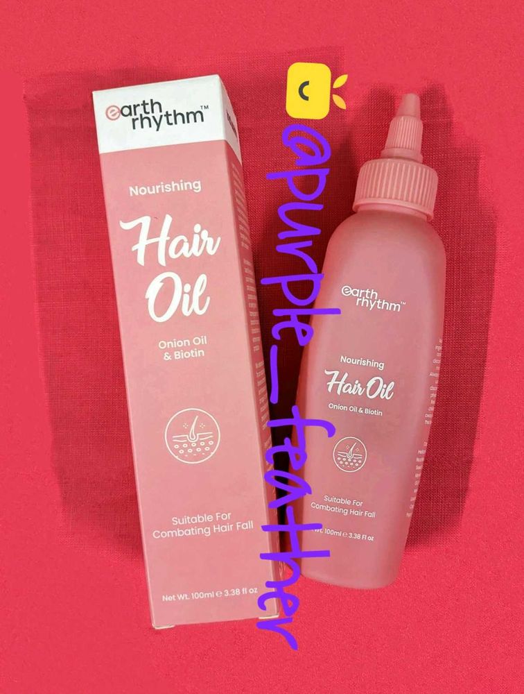 Earth Rhythm Onion &amp; Biotin Hair Oil