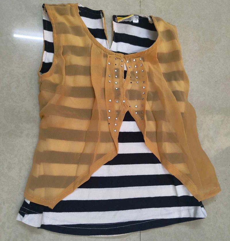 Striped Girls Top