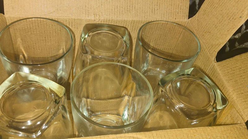 ✨ Elegant Crystal Glass Set ✨