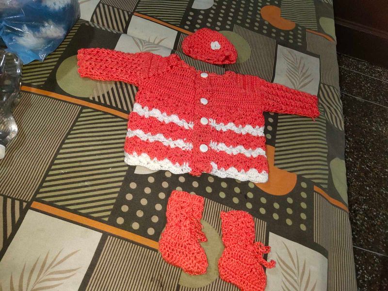 Handmade Crochet Baby Set