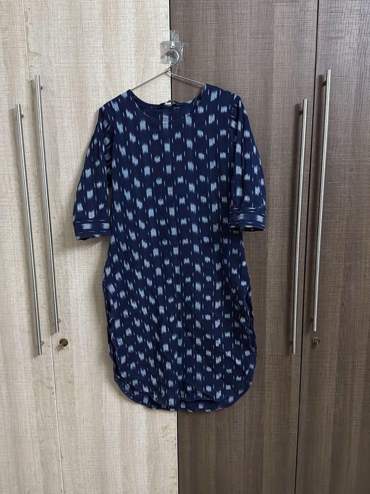 Stylish Blue Printed Kurta