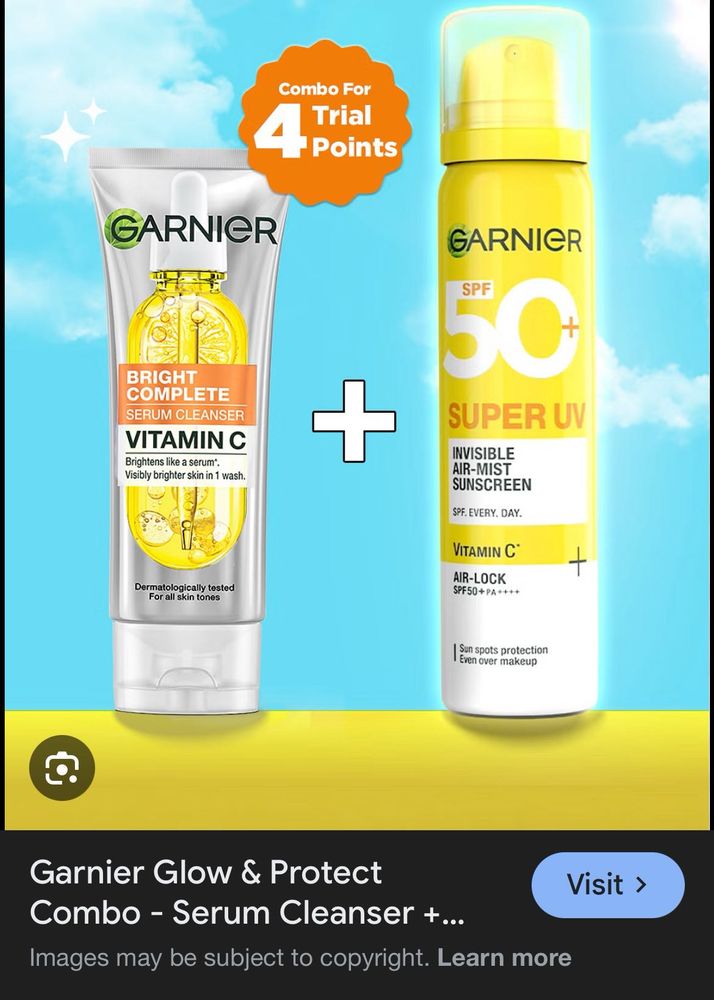 Garnier Glow &amp; Protect Combo
